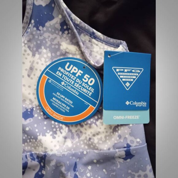 NWT Columbia omni-shade PFG dress size Medium PURPLE - Picture 6 of 10